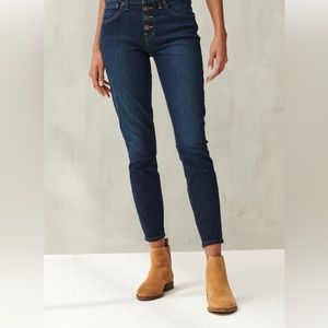 LUCKY BRAND MID-RISE AVA SKINNY JEANS - BUTTON FLY CLOSURE